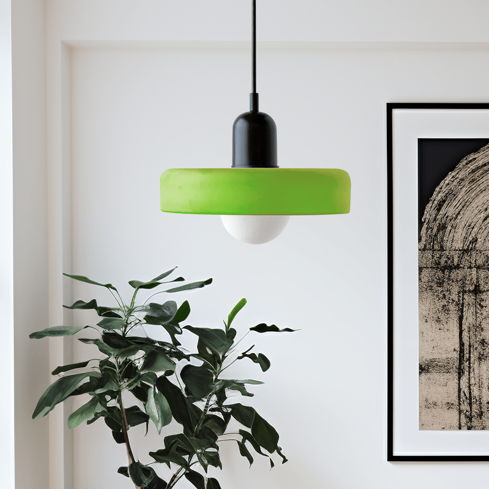 Casa Lumière Bauhaus hanglamp- Gekleurd Glas met Modern Design