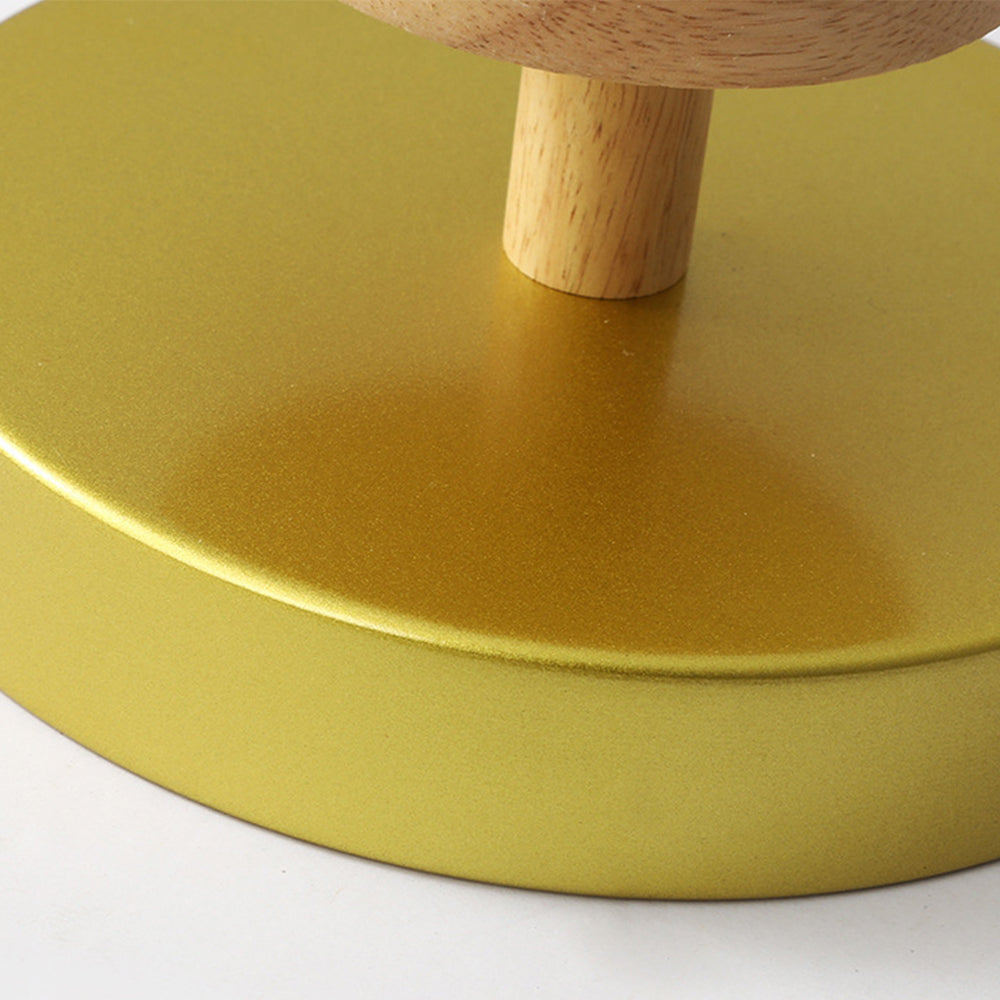 Casa Lumière LED Plafondlamp – Minimalistisch Design met Houten Accent