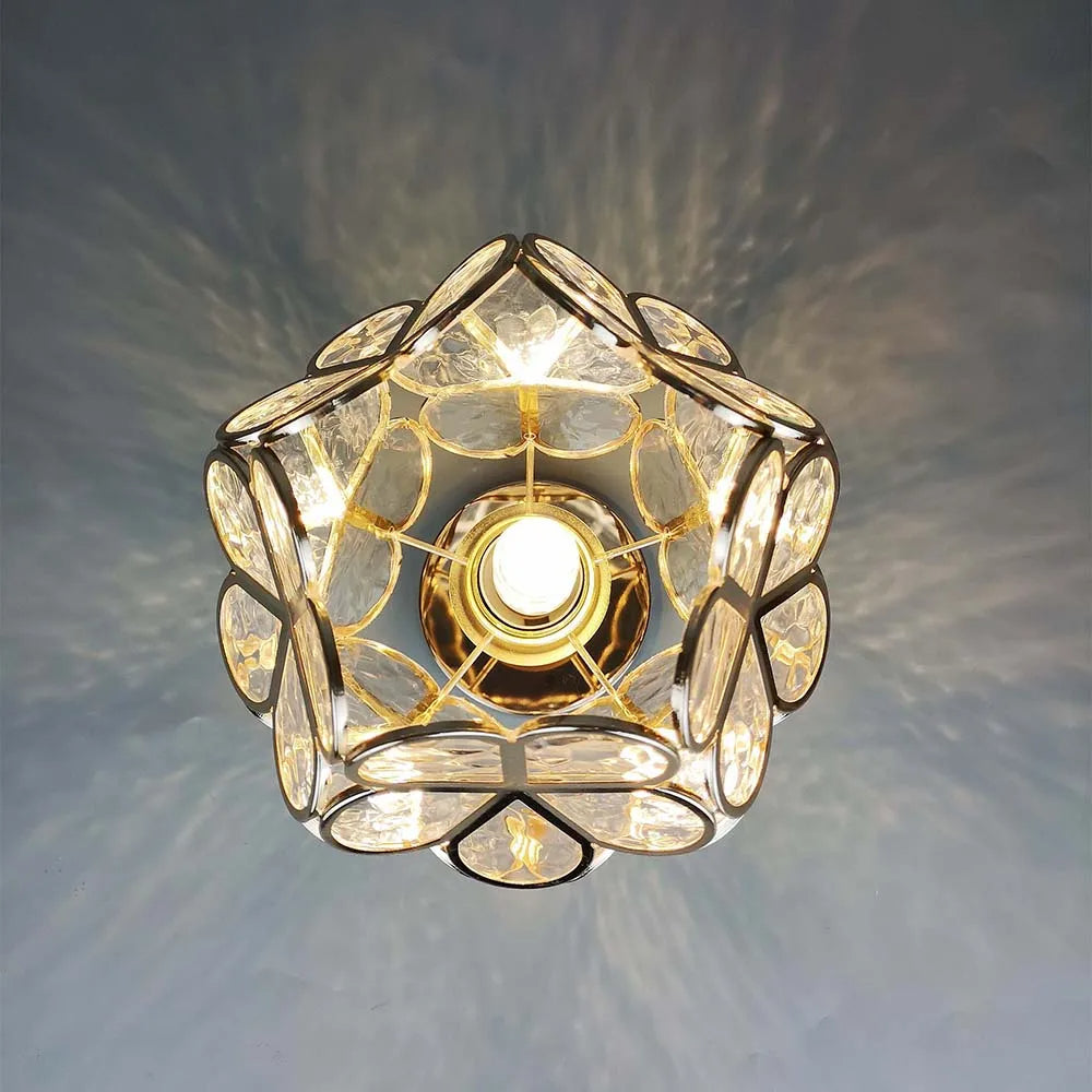 Casa Lumière Flower Plafondlamp - Elegant Bloemdesign en Warm Sfeervol Licht