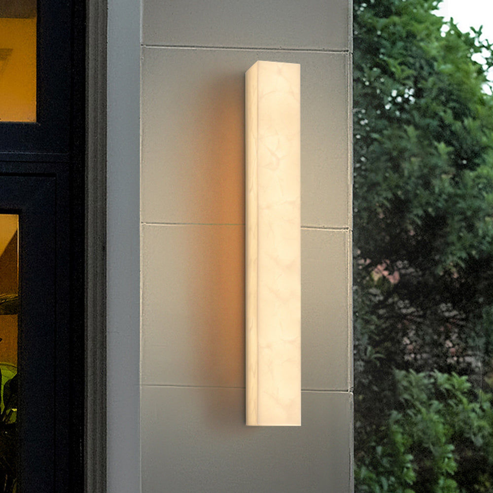 Casa Lumière Edge Modern Alabaster Buiten Wandlamp - Design Verlichting