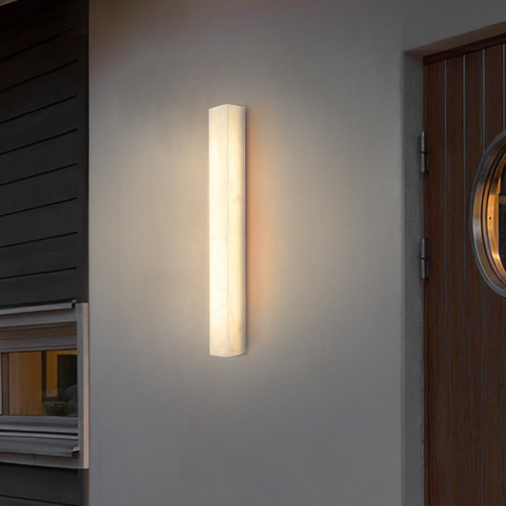 Casa Lumière Edge Modern Alabaster Buiten Wandlamp - Design Verlichting