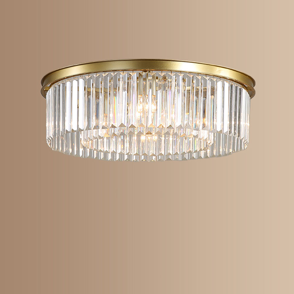 Casa Lumière Plafondlamp - Luxe Kristallen met Warme Plafondverlichting