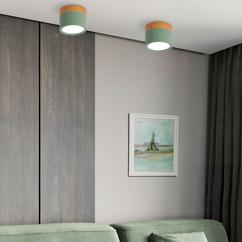 Casa Lumière Plafondlamp met Cilinderdesign - Helder Functioneel Licht