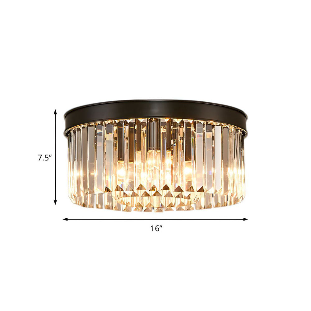 Casa Lumière Plafondlamp - Luxe Kristallen met Warme Plafondverlichting