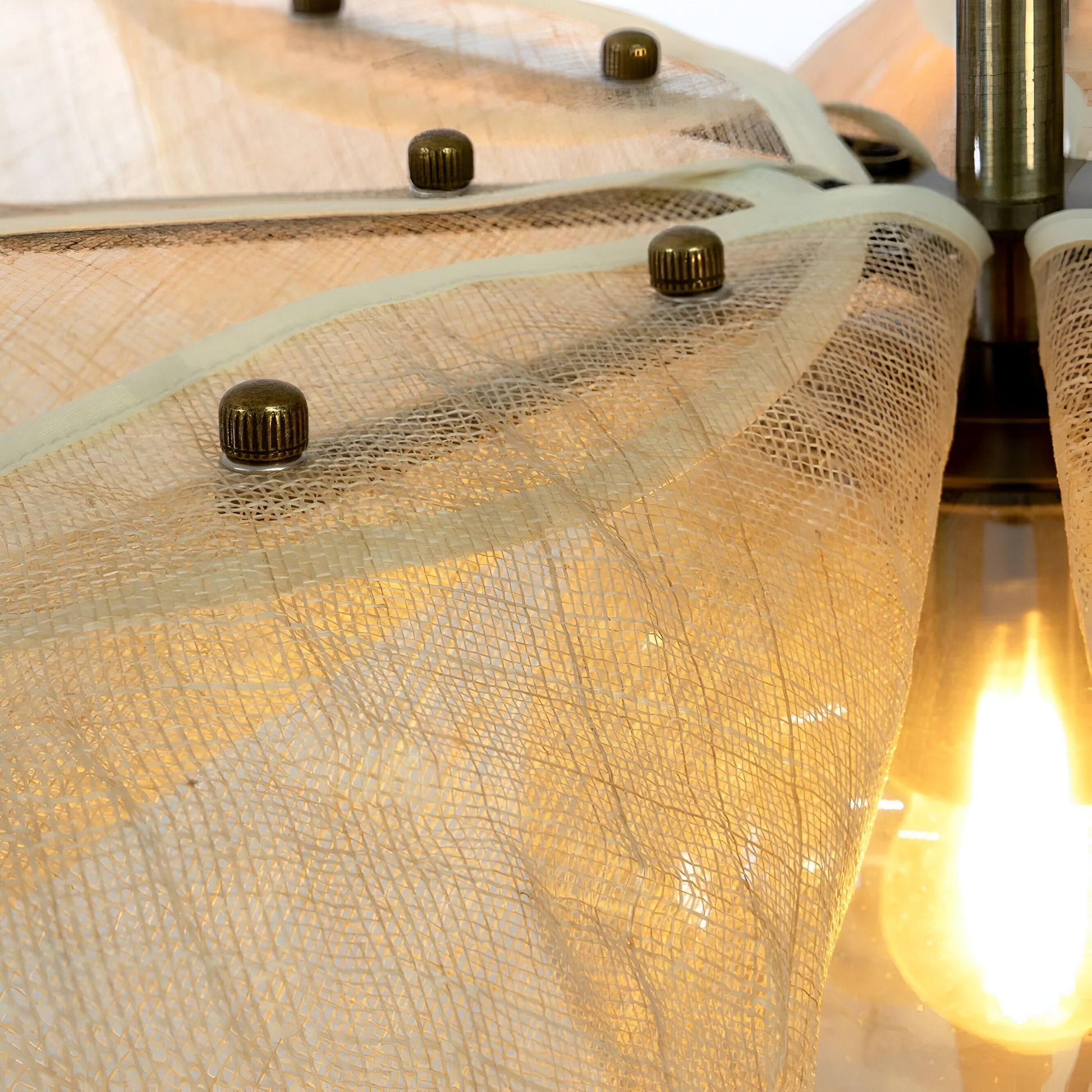 Casa Lumière Nordic Flower Hanglamp - Sculpturale Fabric Design Verlichting