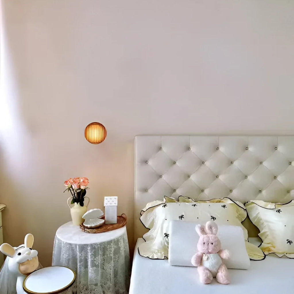 Casa Lumière Moderne Wandlamp van Amberglas - Warm Sfeervol Licht