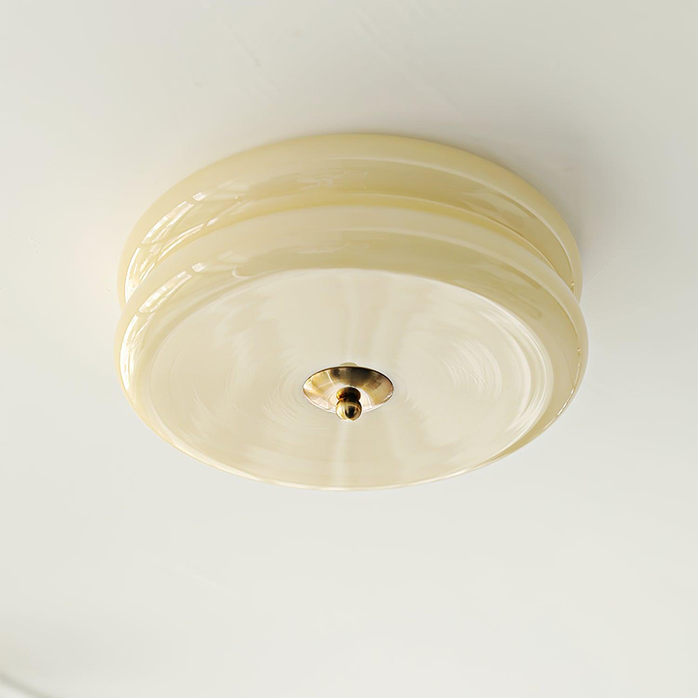 Casa Lumière Art Deco Plafondlamp met Warm Licht