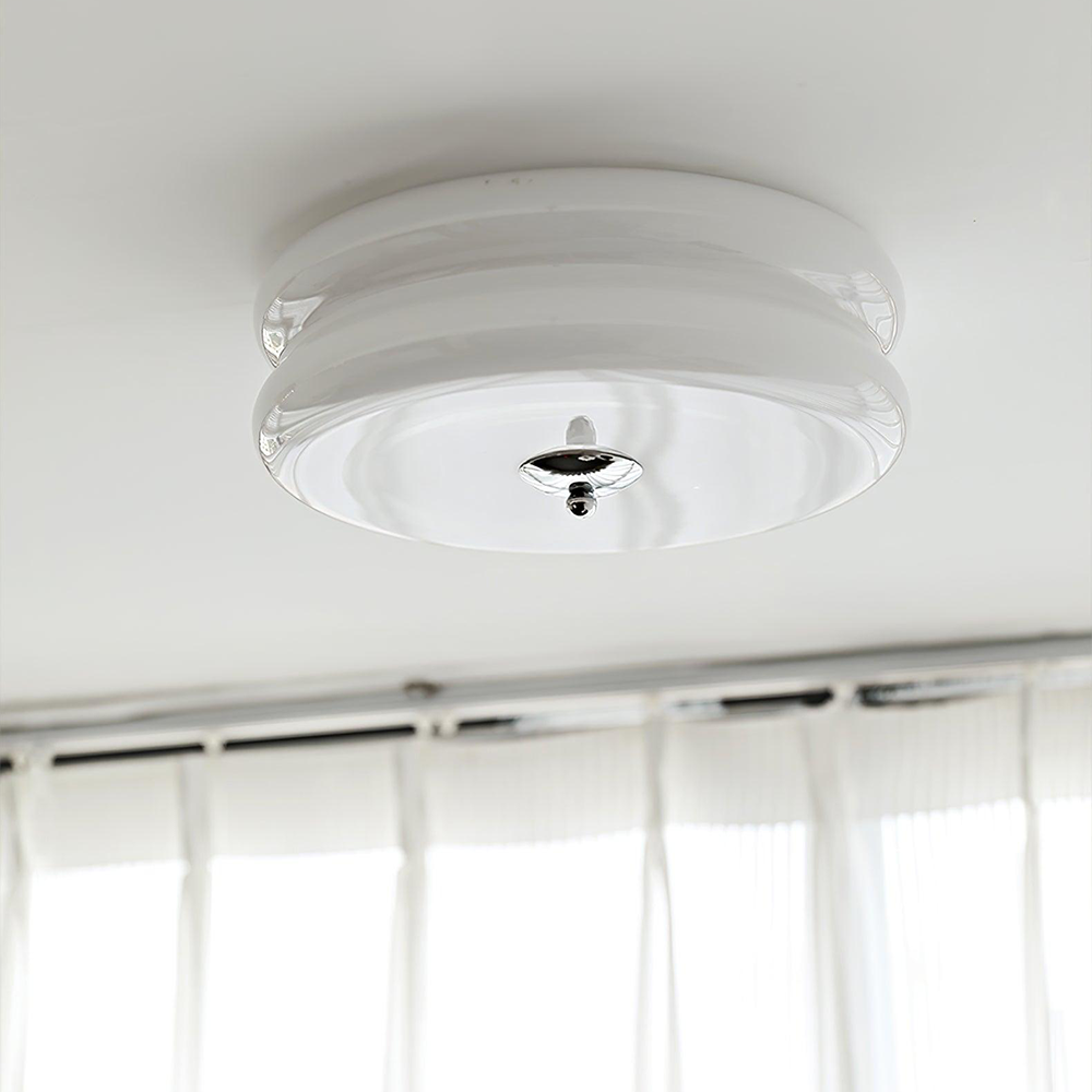 Casa Lumière Art Deco Plafondlamp met Warm Licht