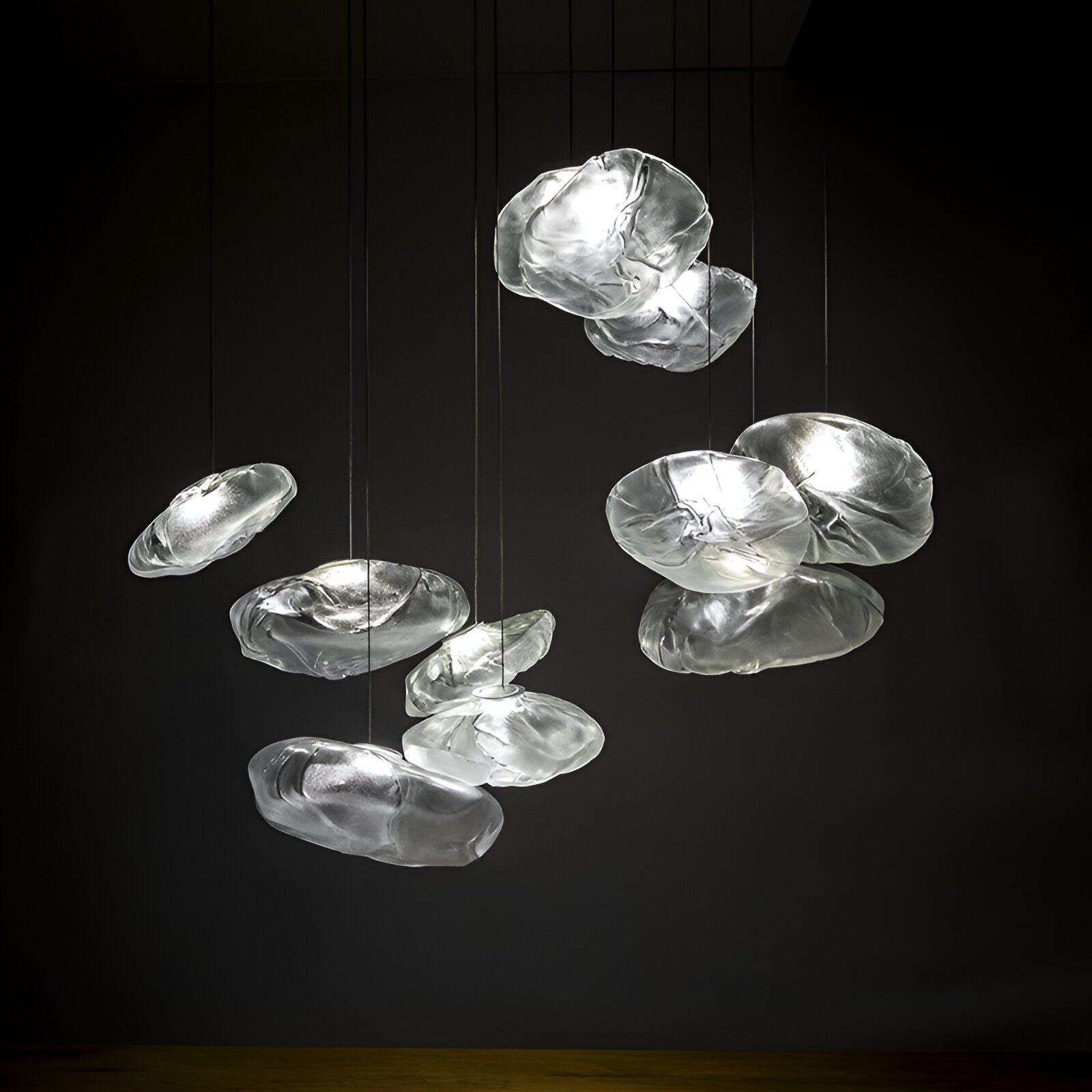 Casa Lumière Cloud Glas Hanglamp – Minimalistisch Design Woonkamer, Eetkamer & Slaapkamer