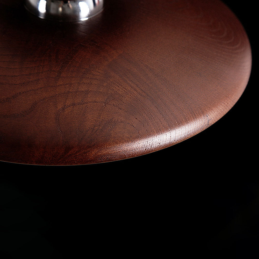 Casa Lumière Houten Plafondlamp - Moderne Plafondlamp met Glazen Lichtpunt