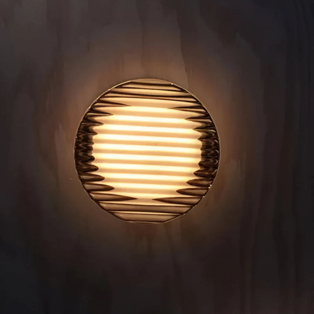 Casa Lumière Moderne Wandlamp van Amberglas - Warm Sfeervol Licht