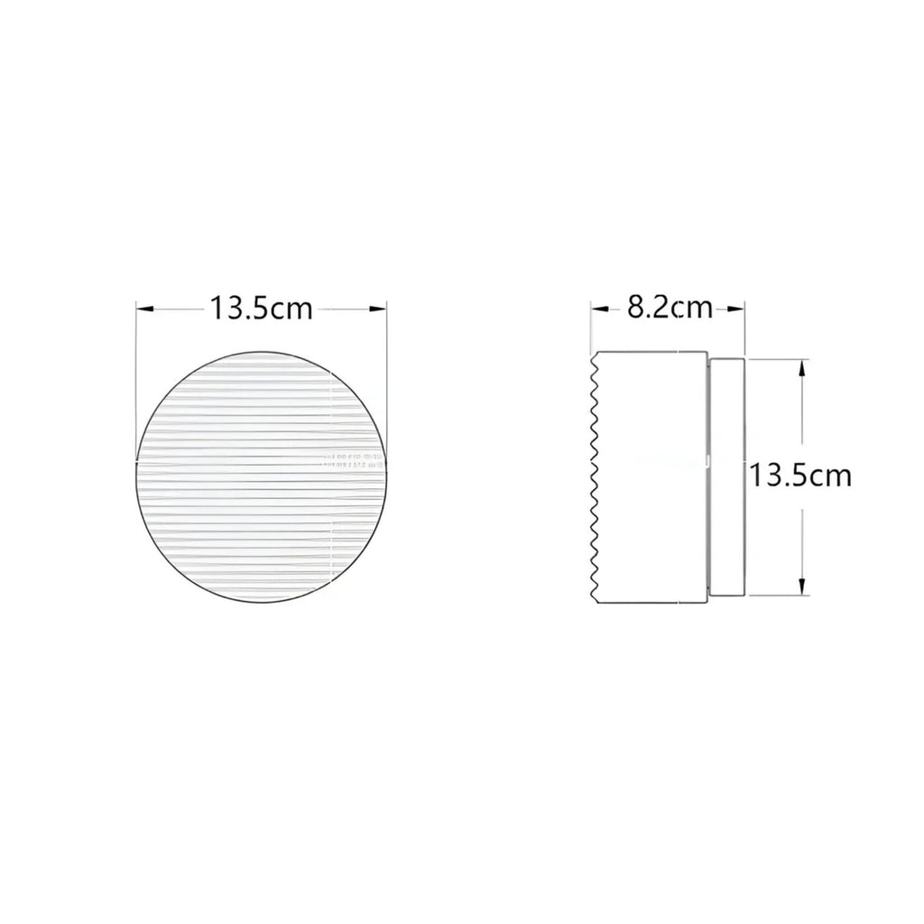 Casa Lumière Moderne Wandlamp van Amberglas - Warm Sfeervol Licht