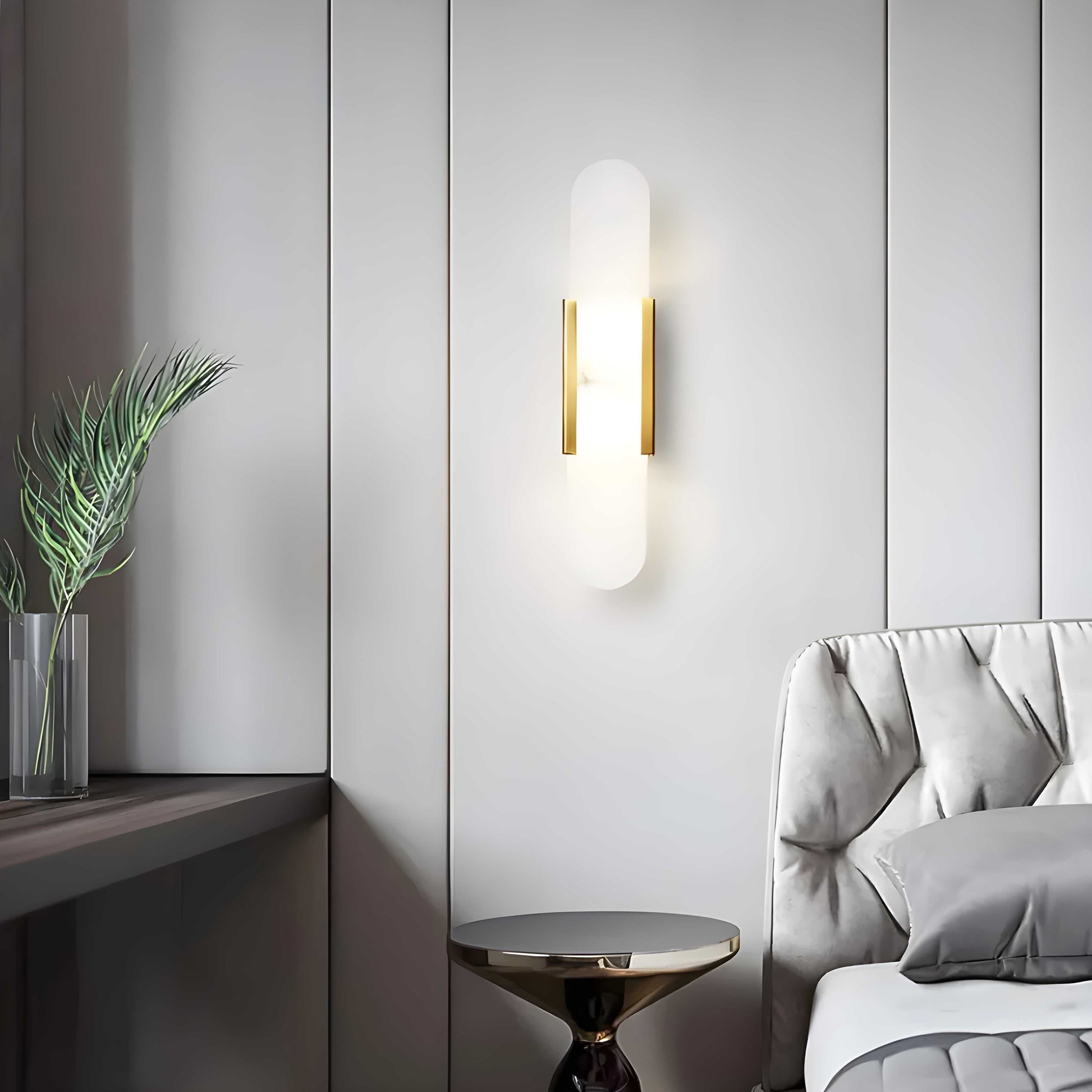 Casa Lumière Nordic Alabaster Natural Wall Light – Moderne Wandlamp van Alabaster