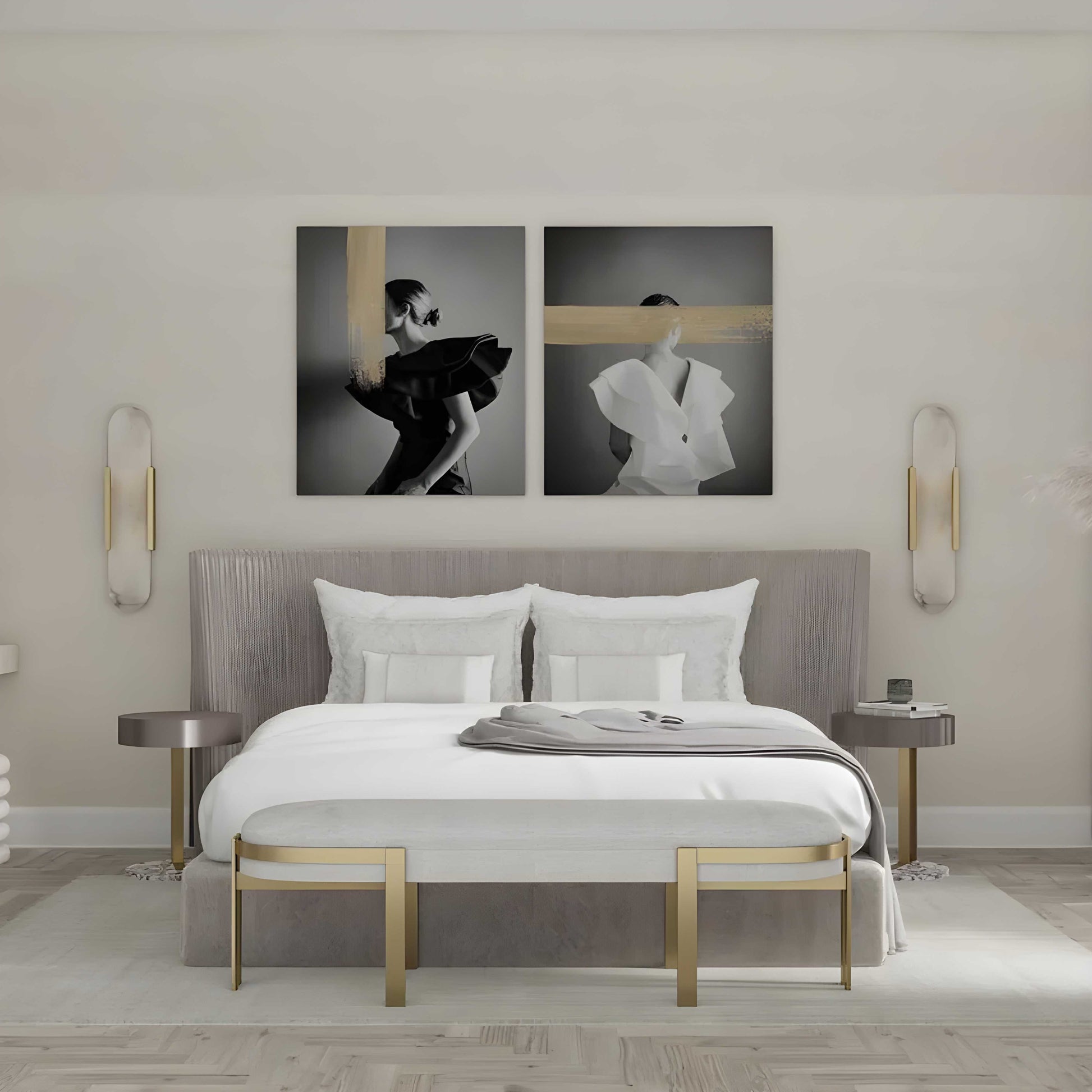 Casa Lumière Nordic Alabaster Natural Wall Light – Moderne Wandlamp van Alabaster