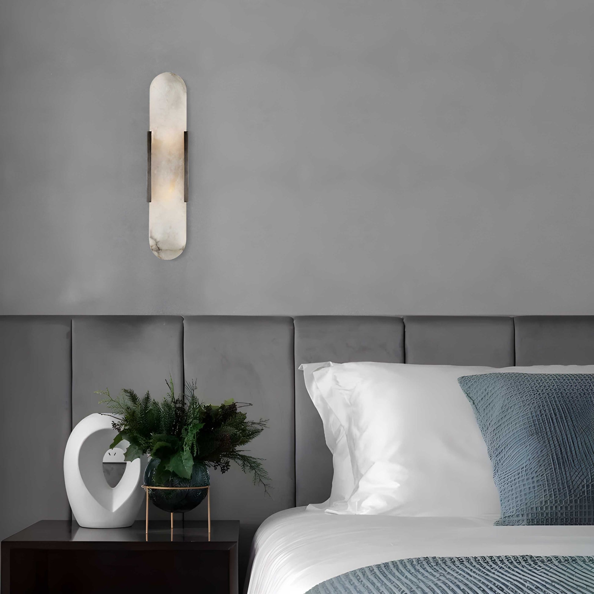 Casa Lumière Nordic Alabaster Natural Wall Light – Moderne Wandlamp van Alabaster