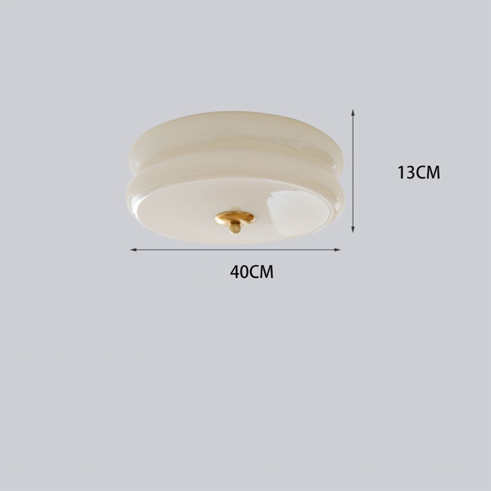 Casa Lumière Art Deco Plafondlamp met Warm Licht