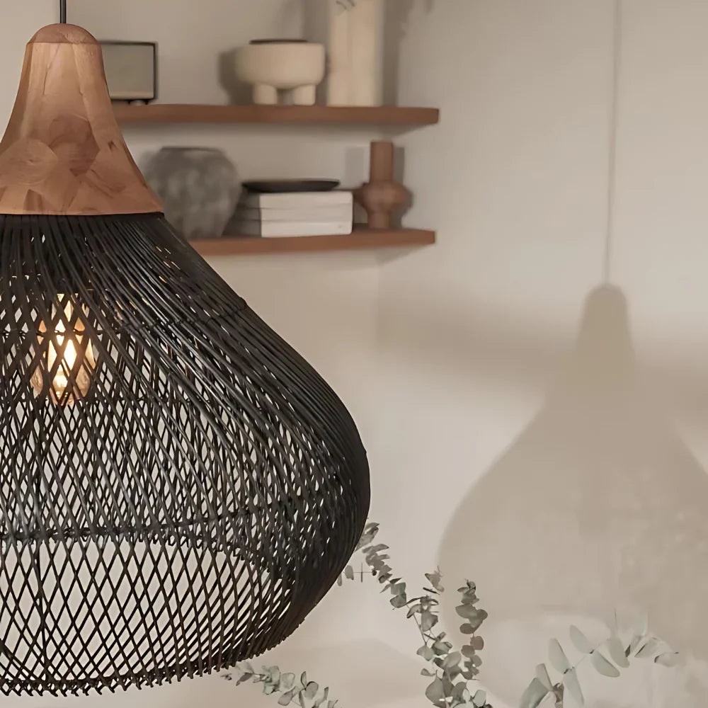 Casa Lumière Rotan Hanglamp in Boho Stijl - Warme Sfeerverlichting