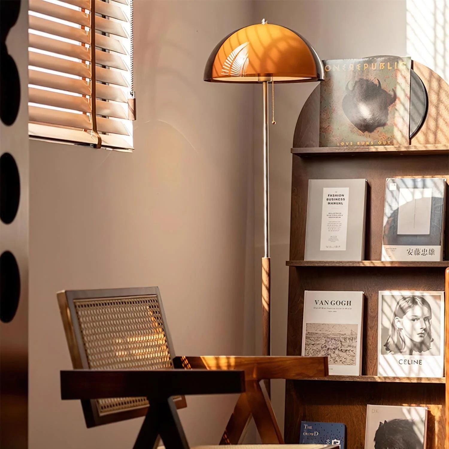 Casa Lumière Vloerlamp - Warme Sfeerverlichting met Retro Design