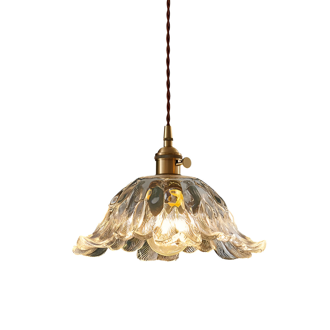 Casa Lumière Retro Franse Glazen Hanglamp - Sfeervol Licht & Klassiek Design