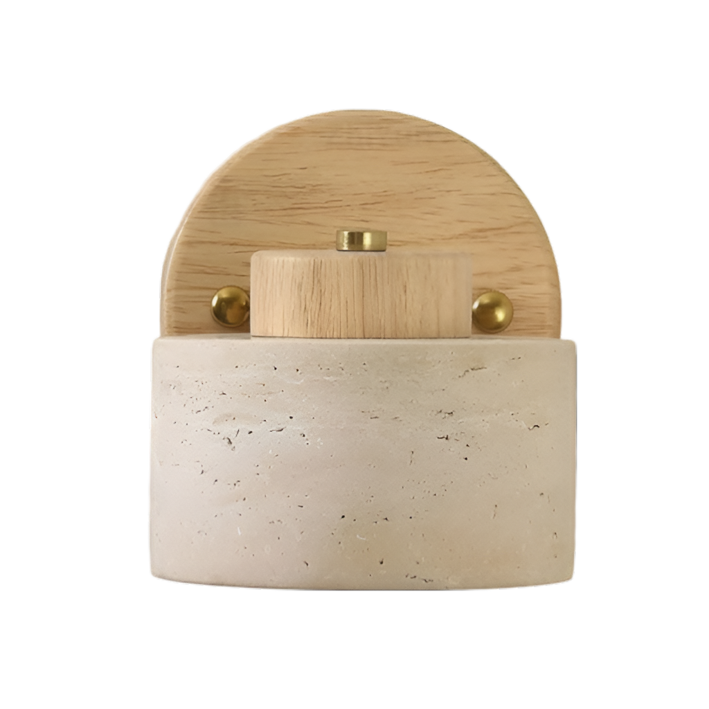 Casa Lumière Minimalistische Travertine Wandlamp - Verstelbare Wandverlichting