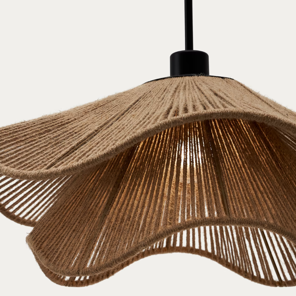 Casa Lumière Boho Jute Hanglamp - Zachte Natuurlijke Lichtval