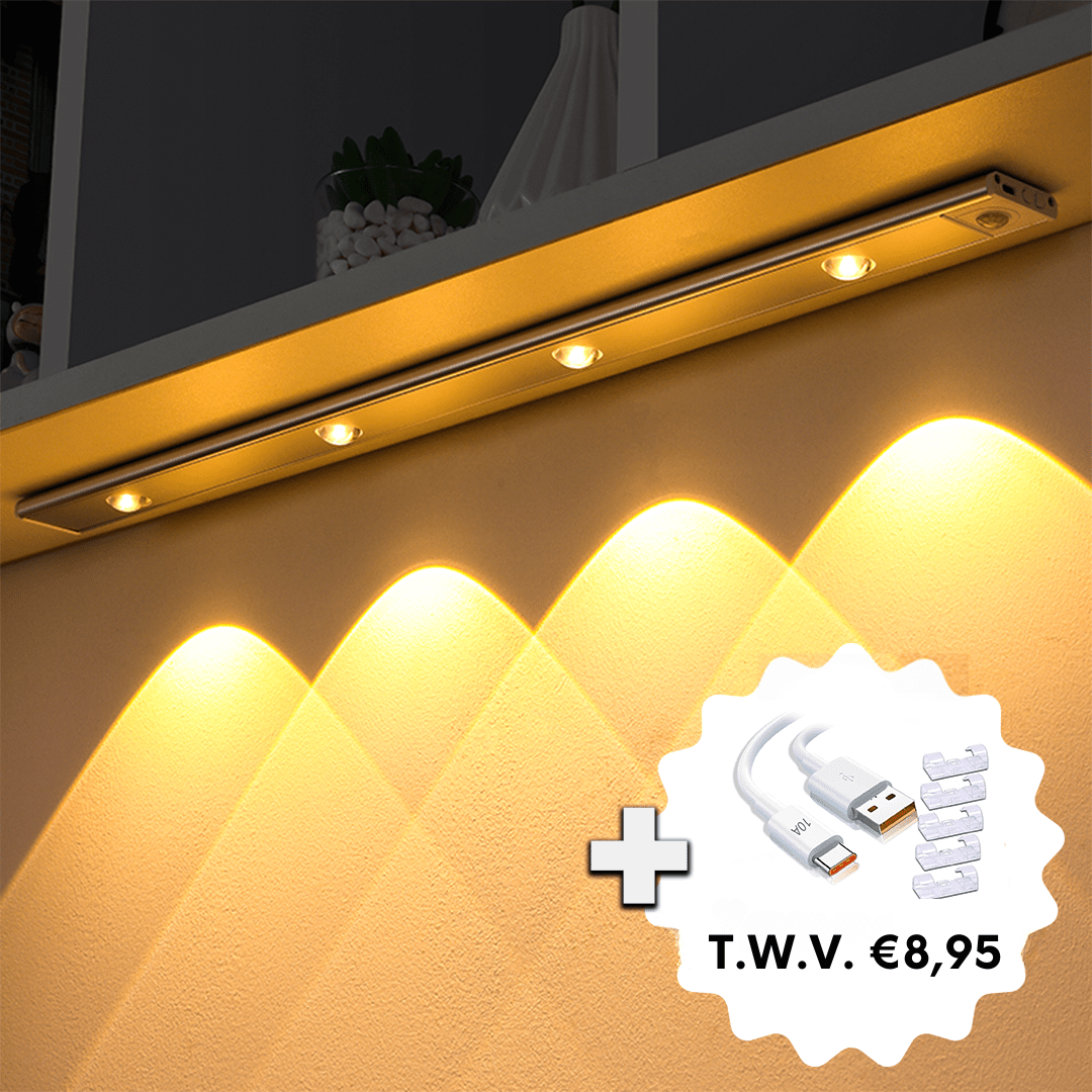 Casa Lumière Draadloze LED Lamp met Bewegingssensor – Oplaadbaar & Zonder Installatie