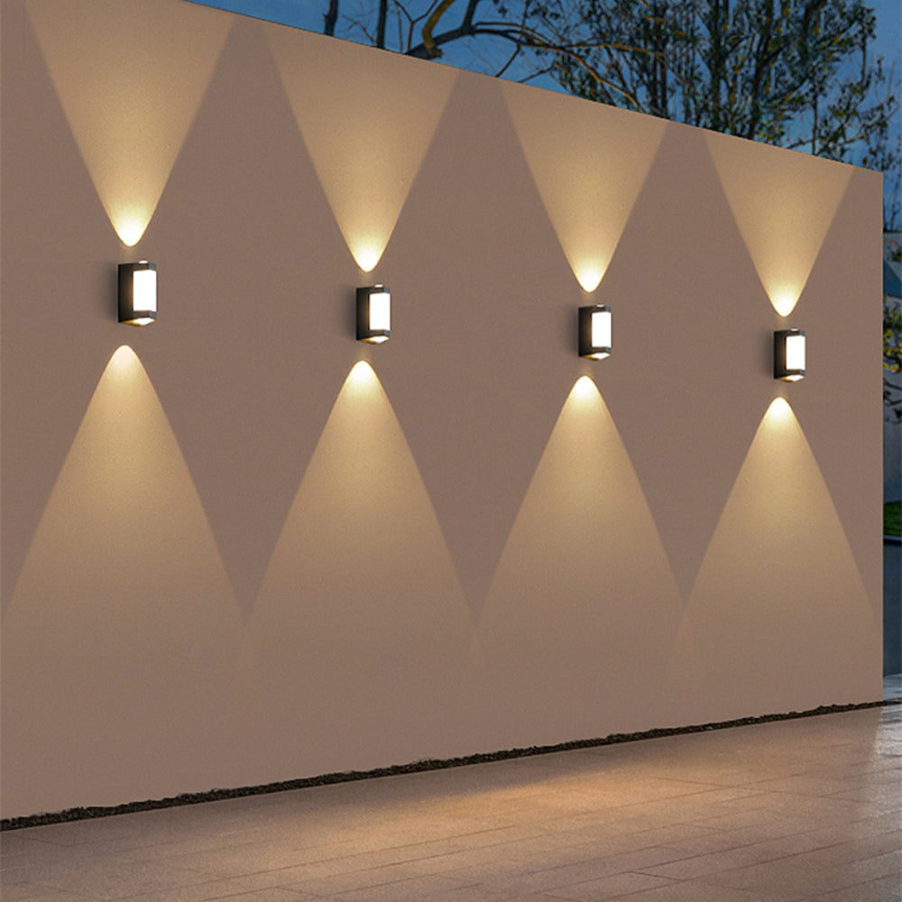 Casa Lumière Nordic Up Down Outdoor Wandlamp - Waterdichte Minimalistische LED Buitenverlichting