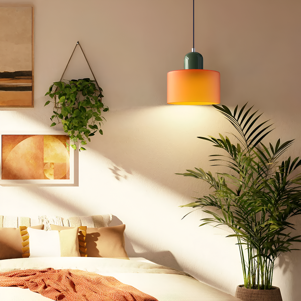 Casa Lumière Scandinavische Glazen Hanglamp - Metalen basis in twee tinten