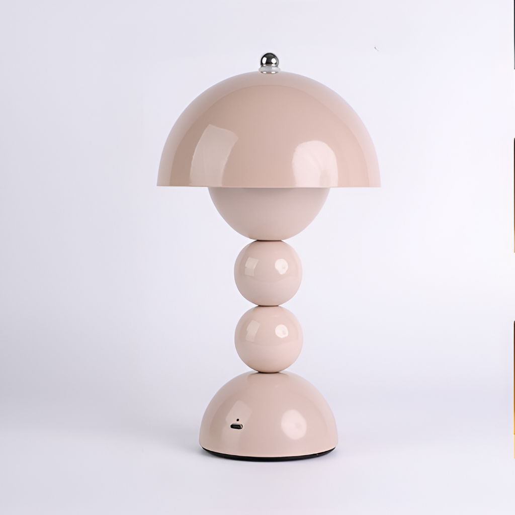 Casa Lumière Nordic Bud Draadloze Tafellamp – Sculpturaal Design, Zacht Diffuus Licht & Minimalistische Luxe