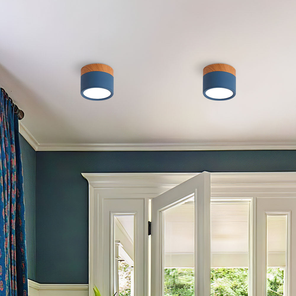 Casa Lumière Plafondlamp met Cilinderdesign - Helder Functioneel Licht