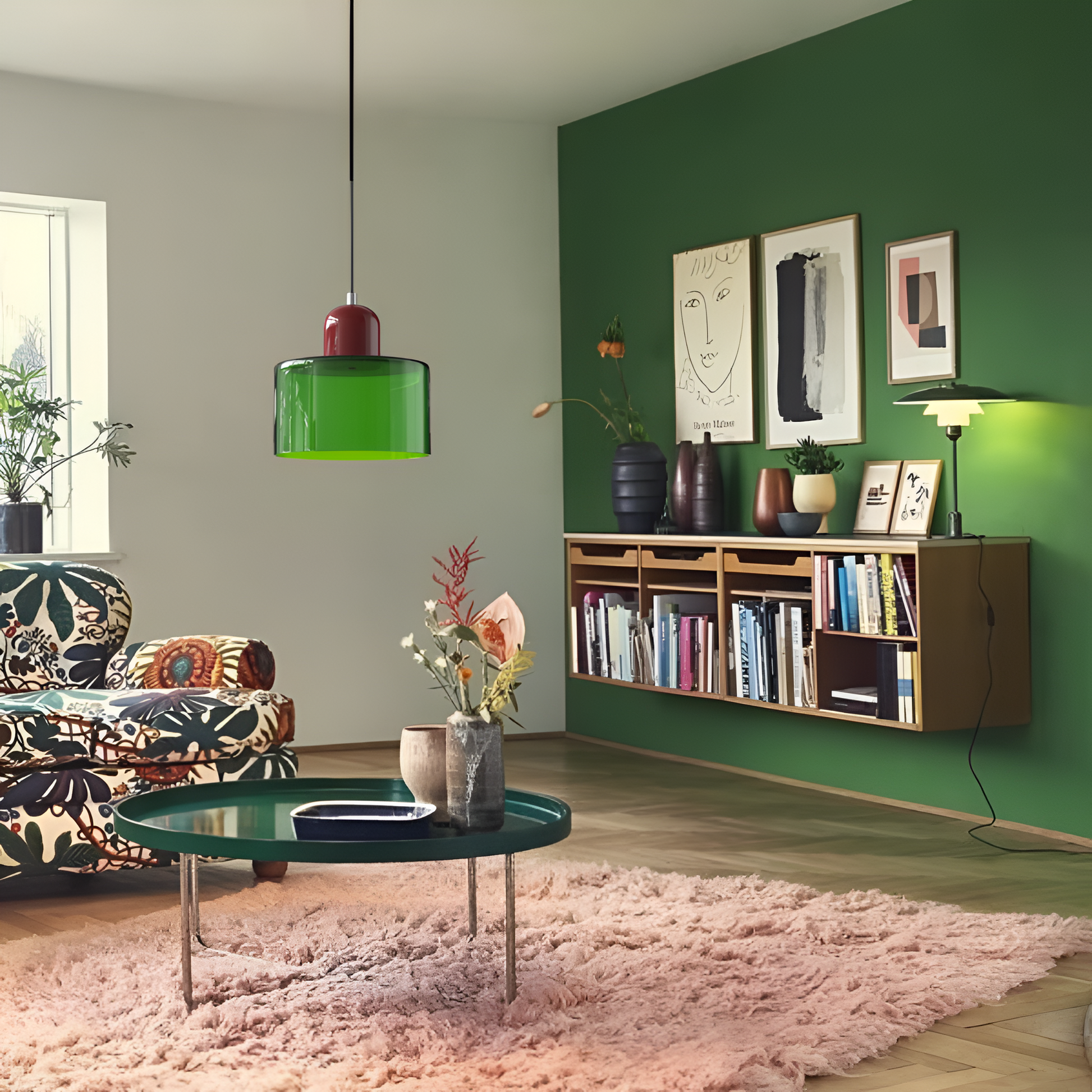 Casa Lumière Scandinavische Glazen Hanglamp - Metalen basis in twee tinten