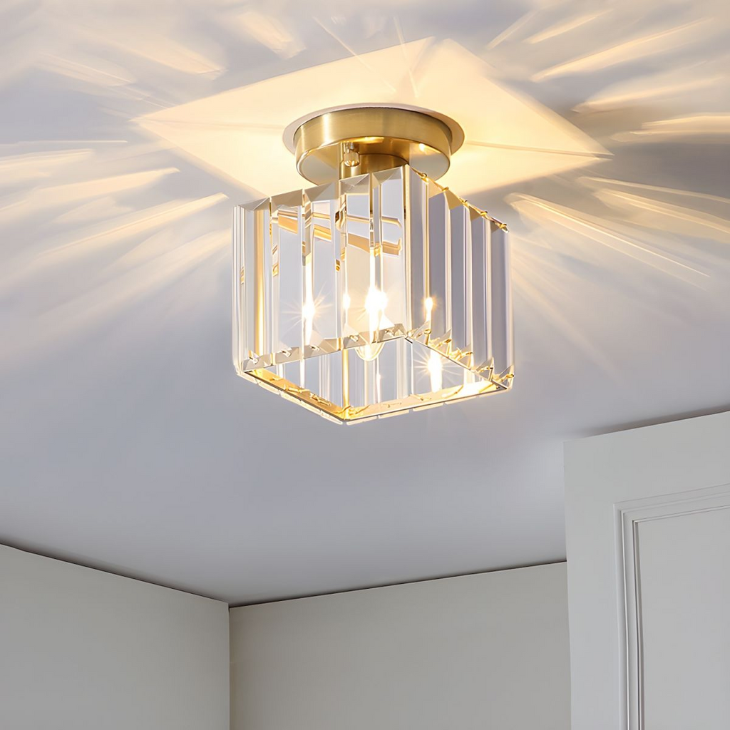 Casa Lumière Plafondlamp - Luxe Glasverlichting voor Hal en Woonruimte