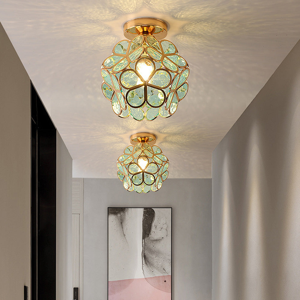 Casa Lumière Flower Plafondlamp - Elegant Bloemdesign en Warm Sfeervol Licht