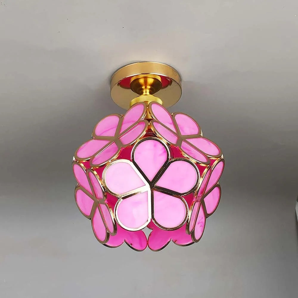 Casa Lumière Flower Plafondlamp - Elegant Bloemdesign en Warm Sfeervol Licht