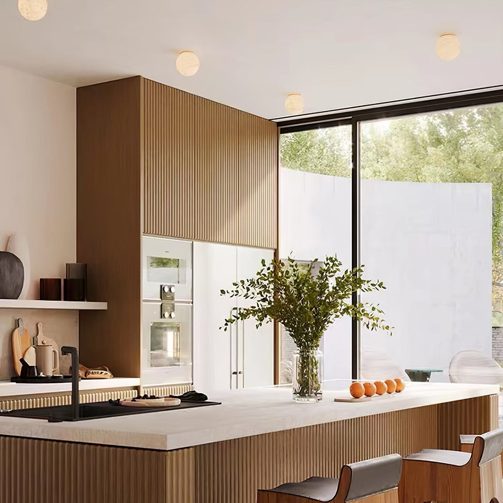 Casa Lumière Alabaster Mini Wandlamp – Japandi Design, Natuursteen & Zachte Sfeerverlichting