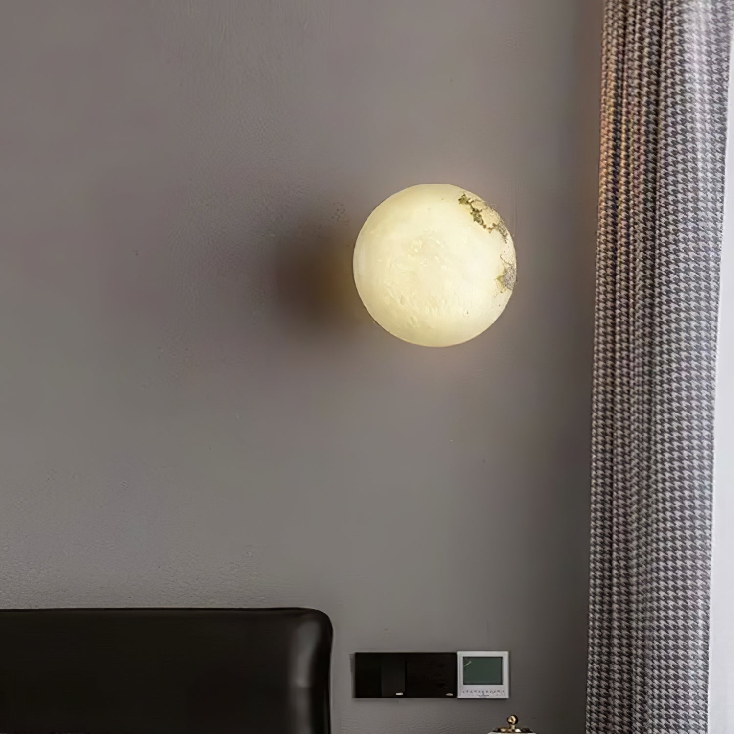 Casa Lumière Alabaster Mini Wandlamp – Japandi Design, Natuursteen & Zachte Sfeerverlichting