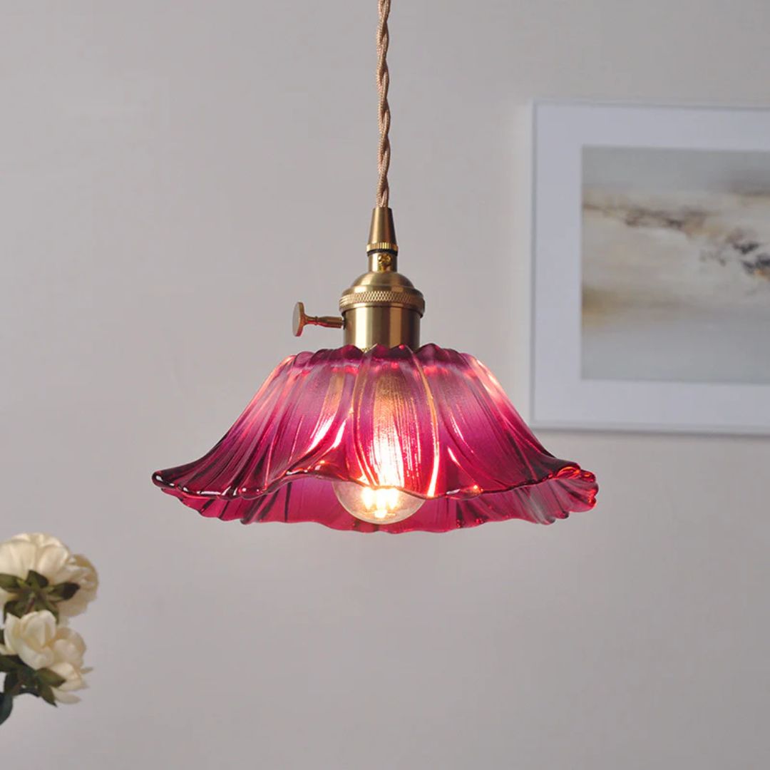 Casa Lumière Flower Hanglamp met Elegant Bloemdesign - Warm Sfeervol Licht
