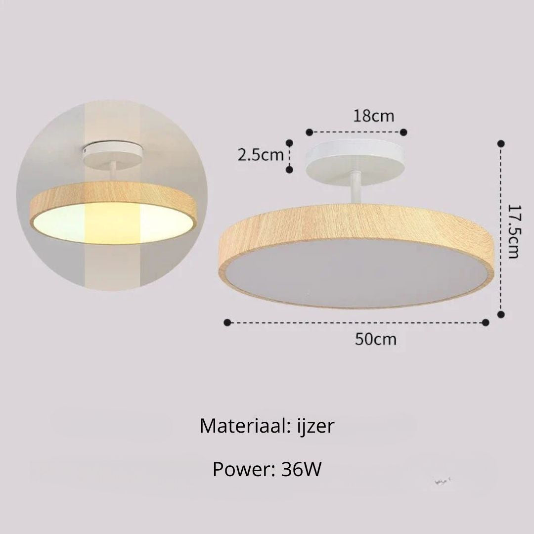 Casa Lumière Plafondlamp - Warm Minimalistisch Design