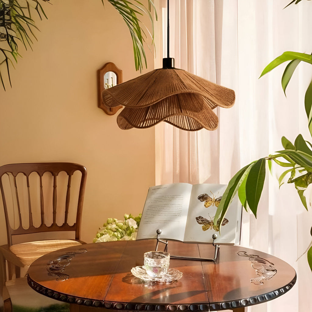 Casa Lumière Boho Jute Hanglamp - Zachte Natuurlijke Lichtval