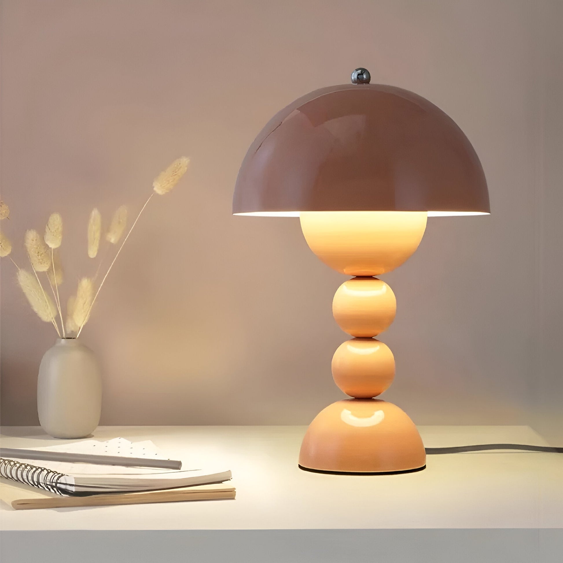 Casa Lumière Nordic Bud Draadloze Tafellamp – Sculpturaal Design, Zacht Diffuus Licht & Minimalistische Luxe