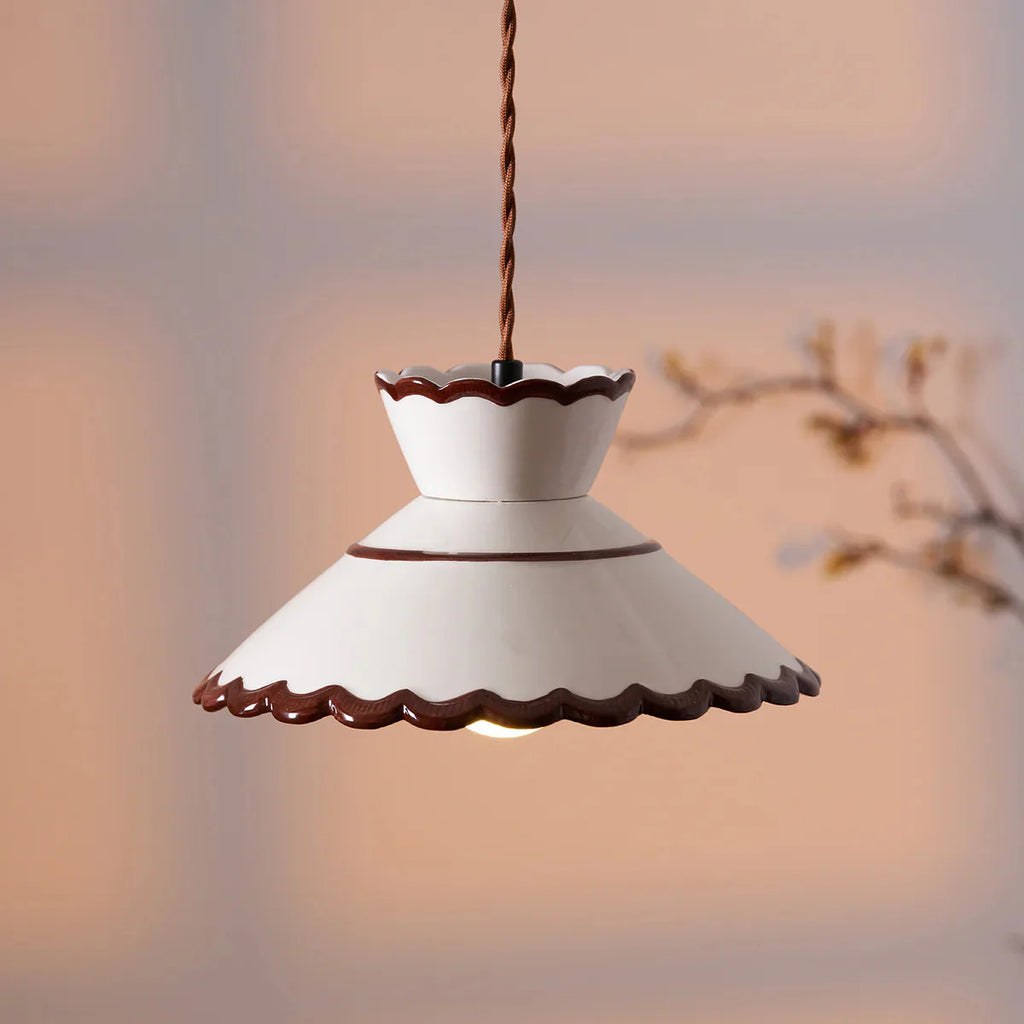 Casa Lumière Vintage Keramische Hanglamp - Klassieke Details