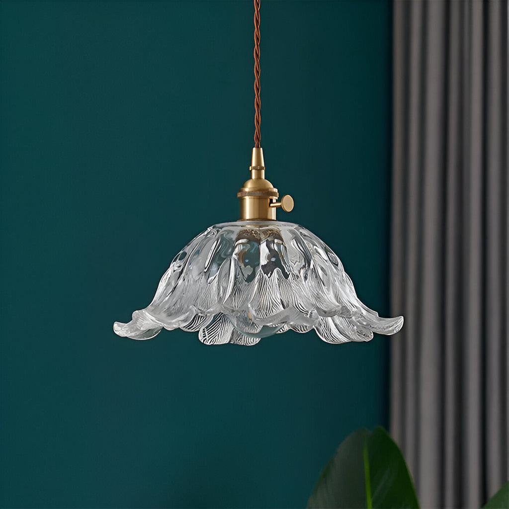 Casa Lumière Retro Franse Glazen Hanglamp - Sfeervol Licht & Klassiek Design