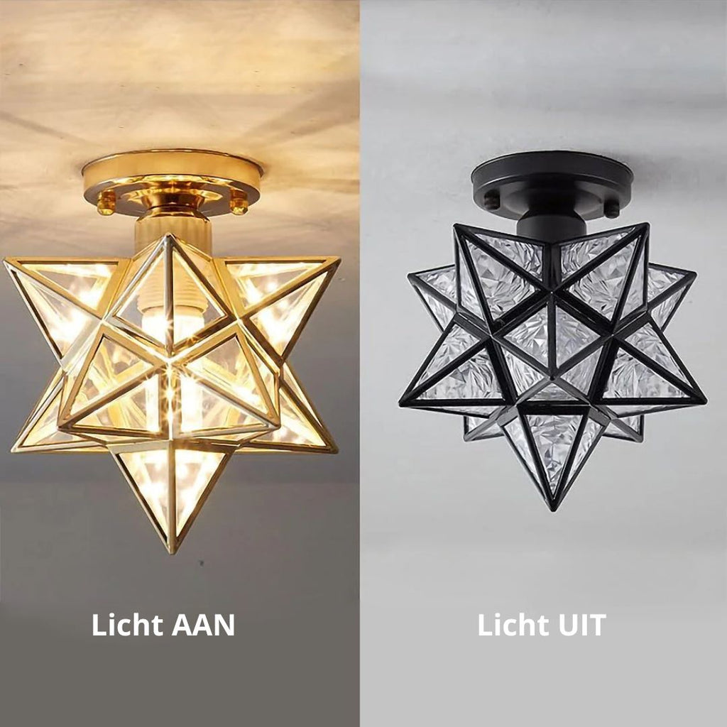 Casa Lumière Stervorm Plafondlamp - Design Lamp met Geometrisch Licht
