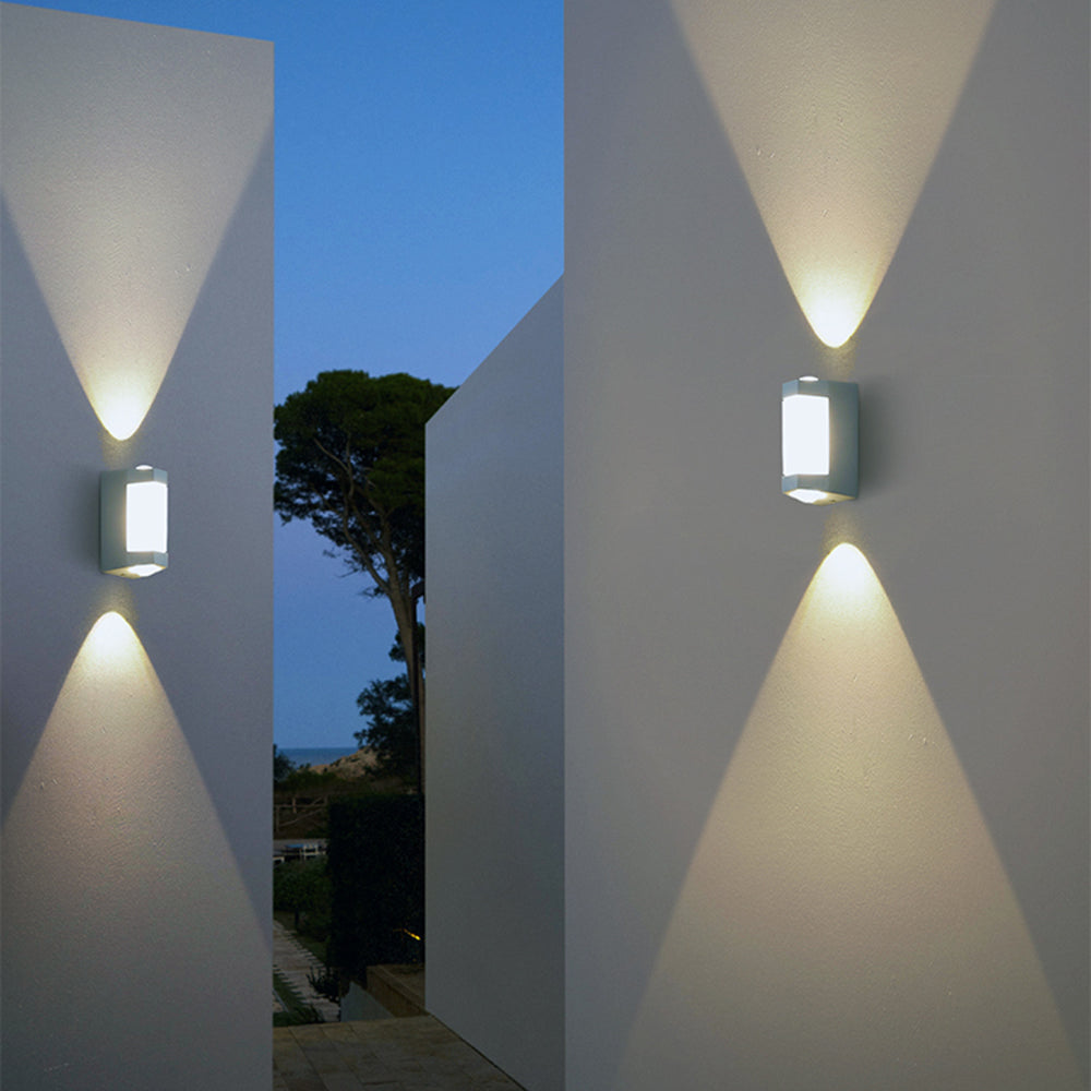 Casa Lumière Nordic Up Down Outdoor Wandlamp - Waterdichte Minimalistische LED Buitenverlichting