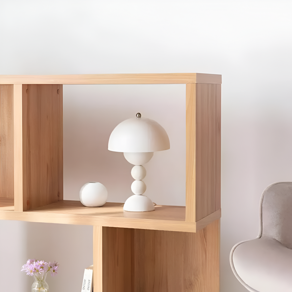 Casa Lumière Nordic Bud Draadloze Tafellamp – Sculpturaal Design, Zacht Diffuus Licht & Minimalistische Luxe