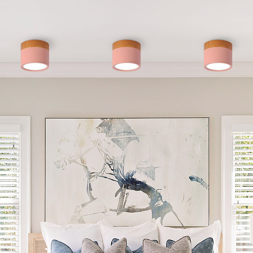 Casa Lumière Plafondlamp met Cilinderdesign - Helder Functioneel Licht