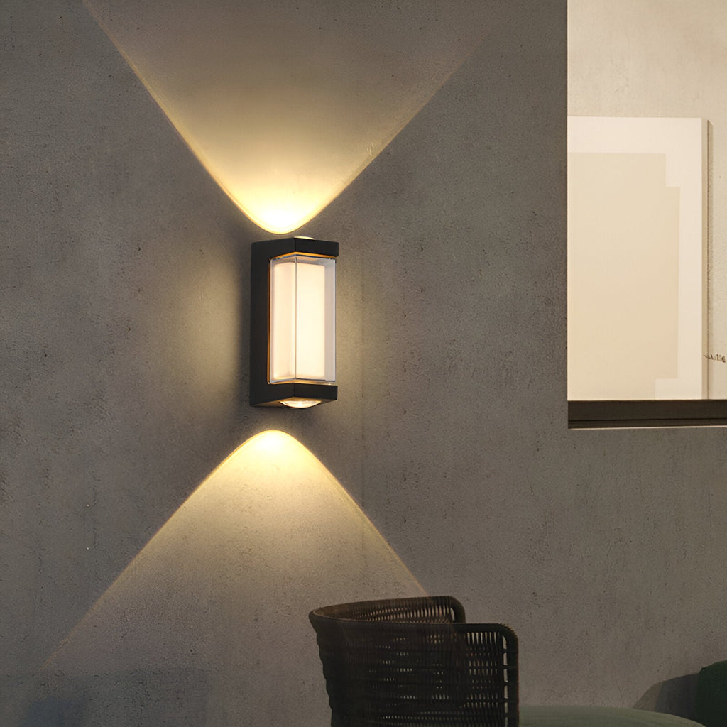 Casa Lumière Nordic Up Down Outdoor Wandlamp - Waterdichte Minimalistische LED Buitenverlichting