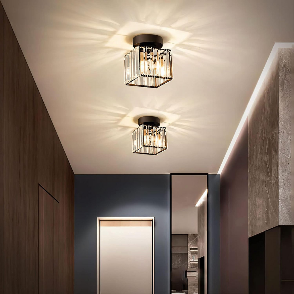 Casa Lumière Plafondlamp - Luxe Glasverlichting voor Hal en Woonruimte