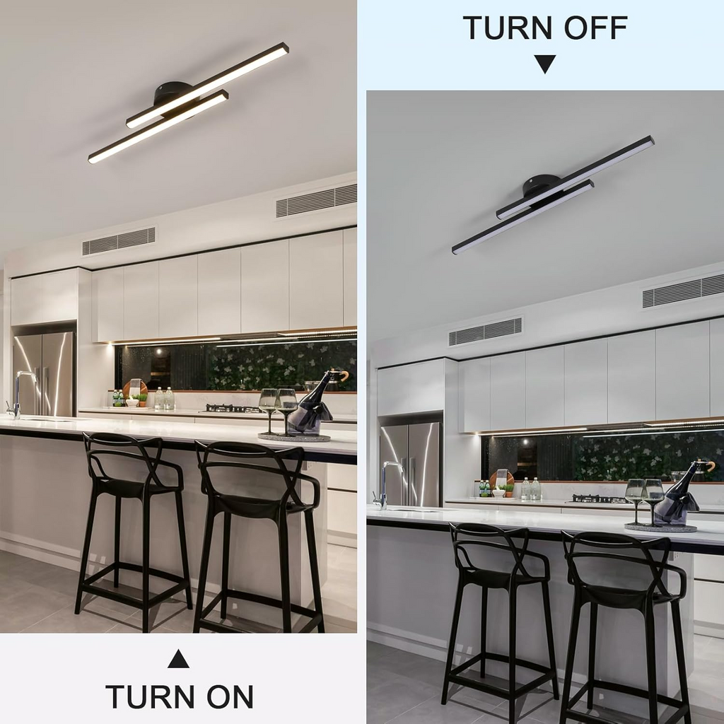 Casa Lumière Longstrip Plafondlamp - Moderne LED Plafondverlichting Zwart