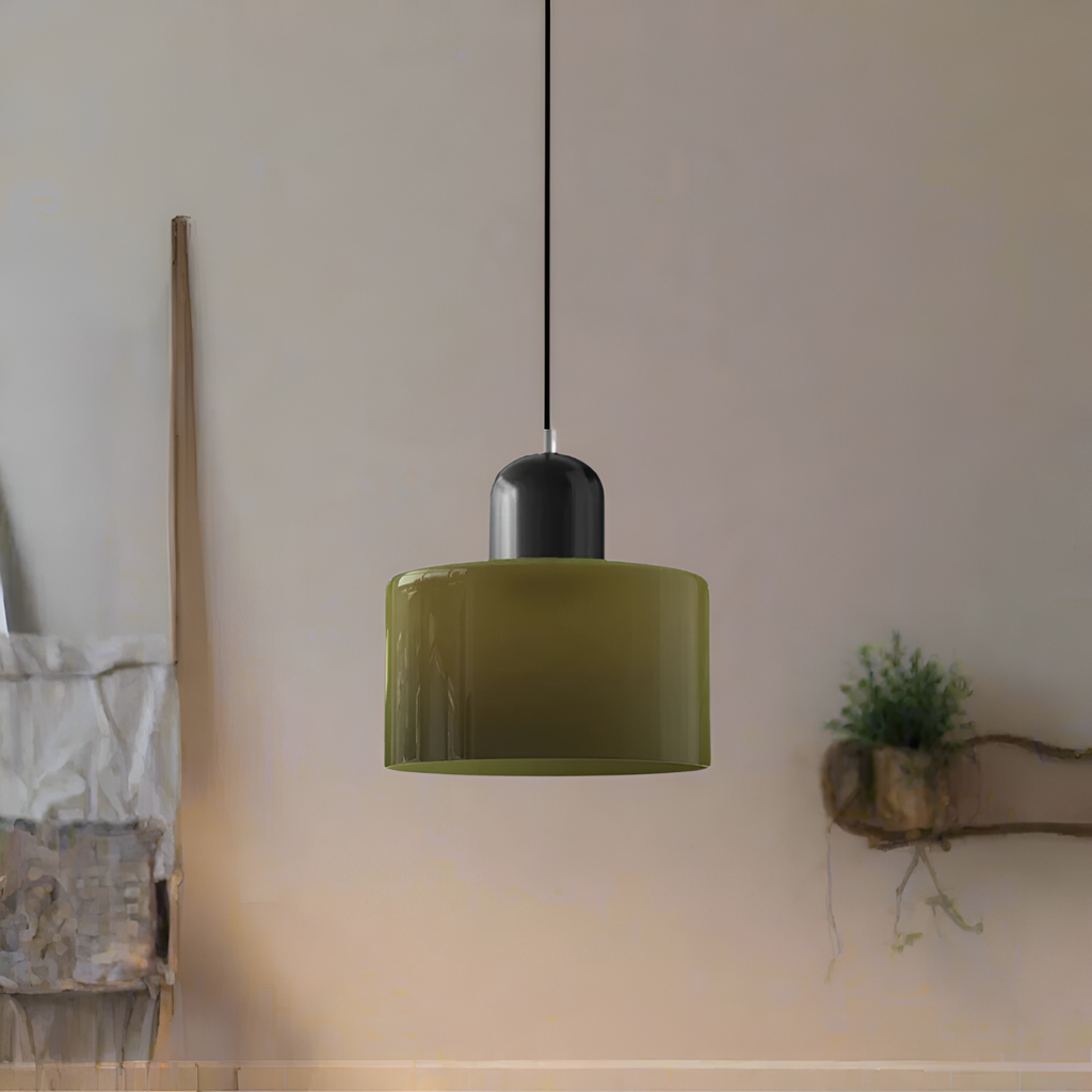 Casa Lumière Scandinavische Glazen Hanglamp - Metalen basis in twee tinten